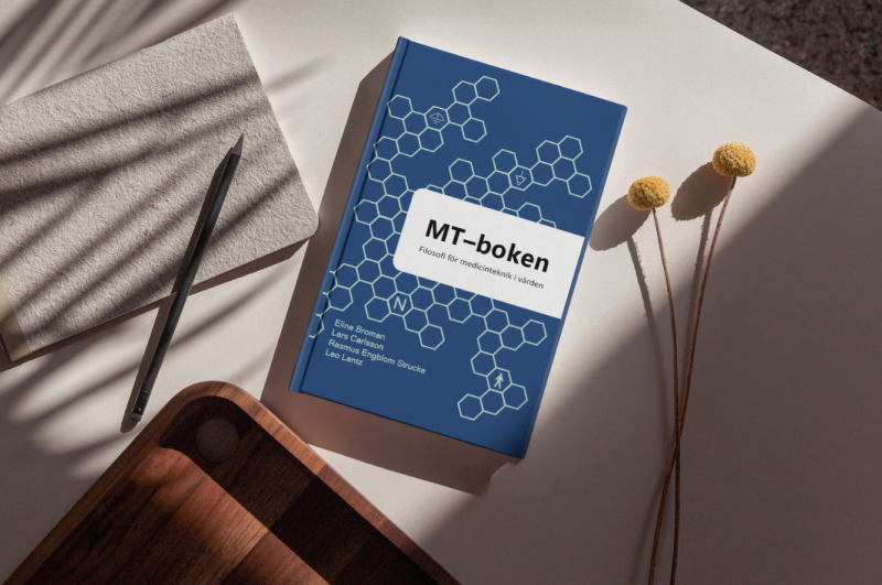 Bild på MT-boken. Filosofi för medicinteknik i vården.